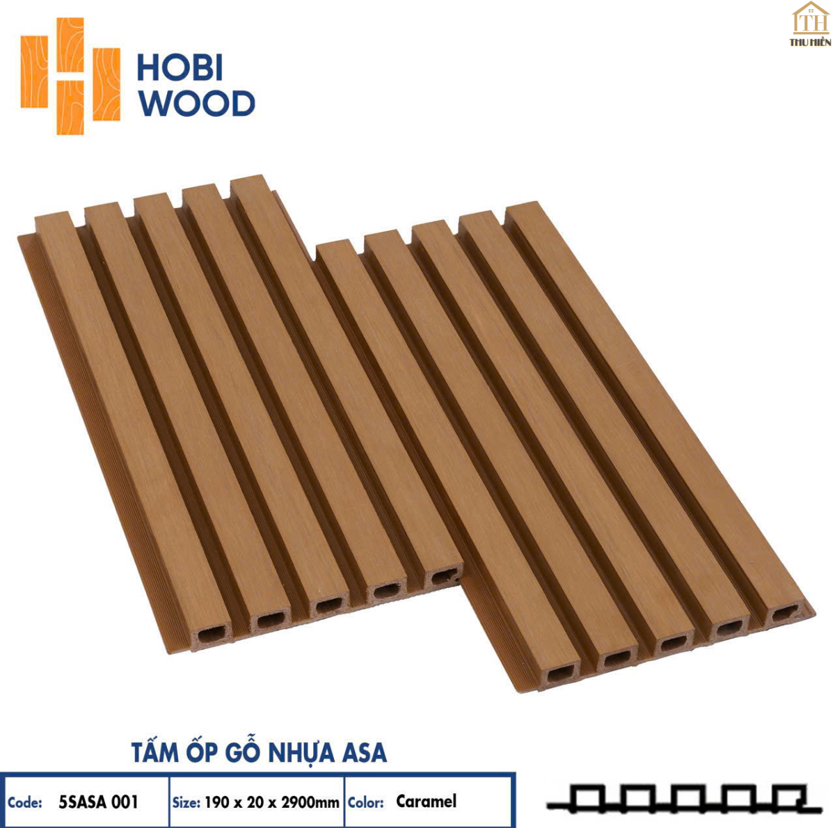 Gỗ Nhựa Ngoài 4 Sóng Trời Phủ ASA
