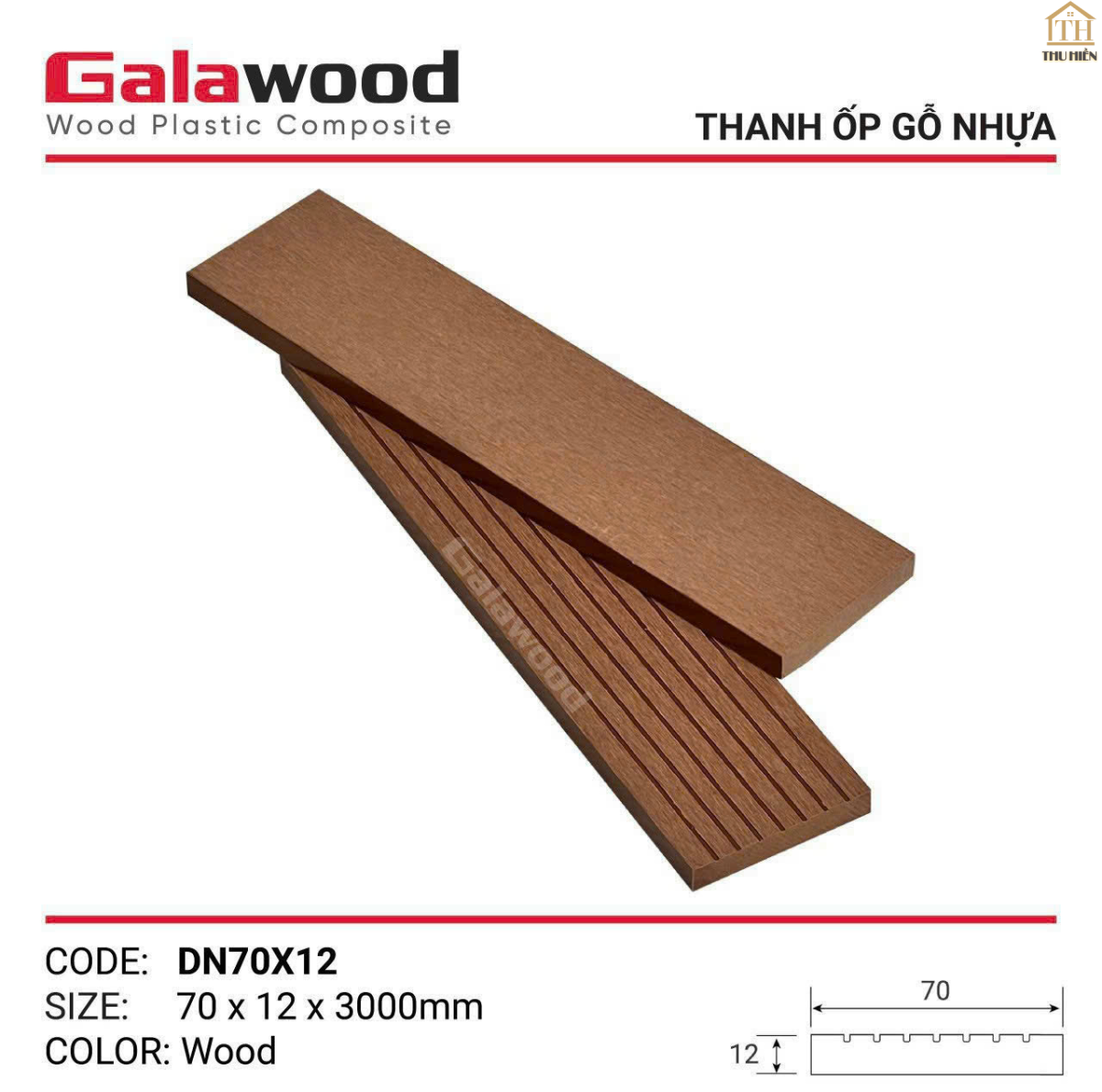 Thanh đa năng gỗ nhựa ngoài trời GALA WOOD