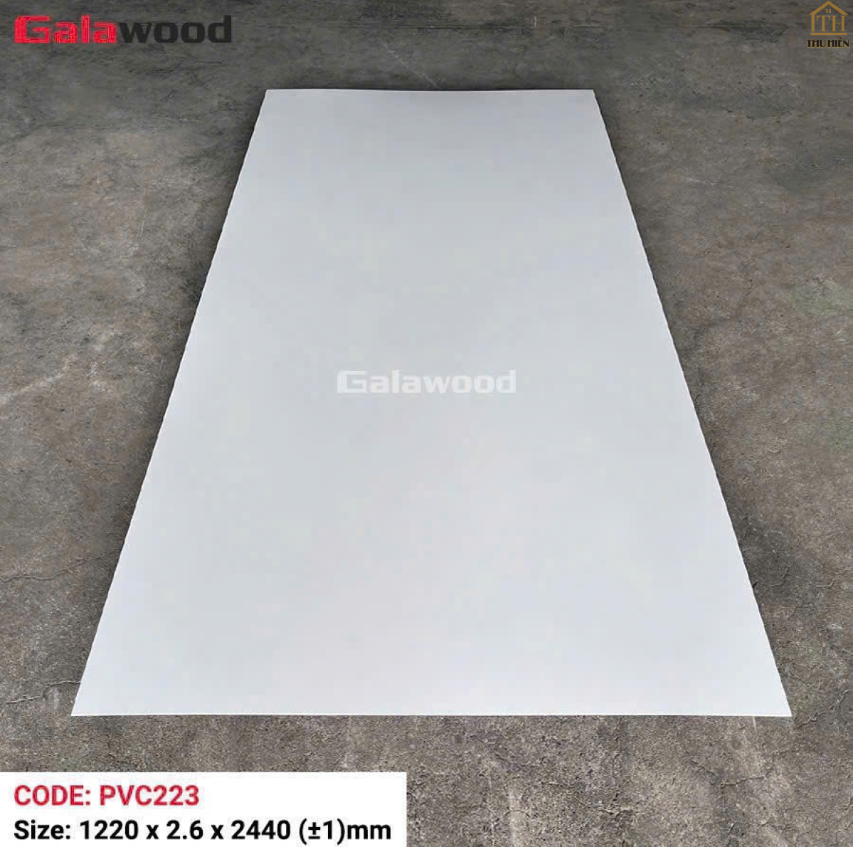 Tấm Nhựa Ốp Tường PVC Giả Đá Galawood PVC223 Dày 2.6mm