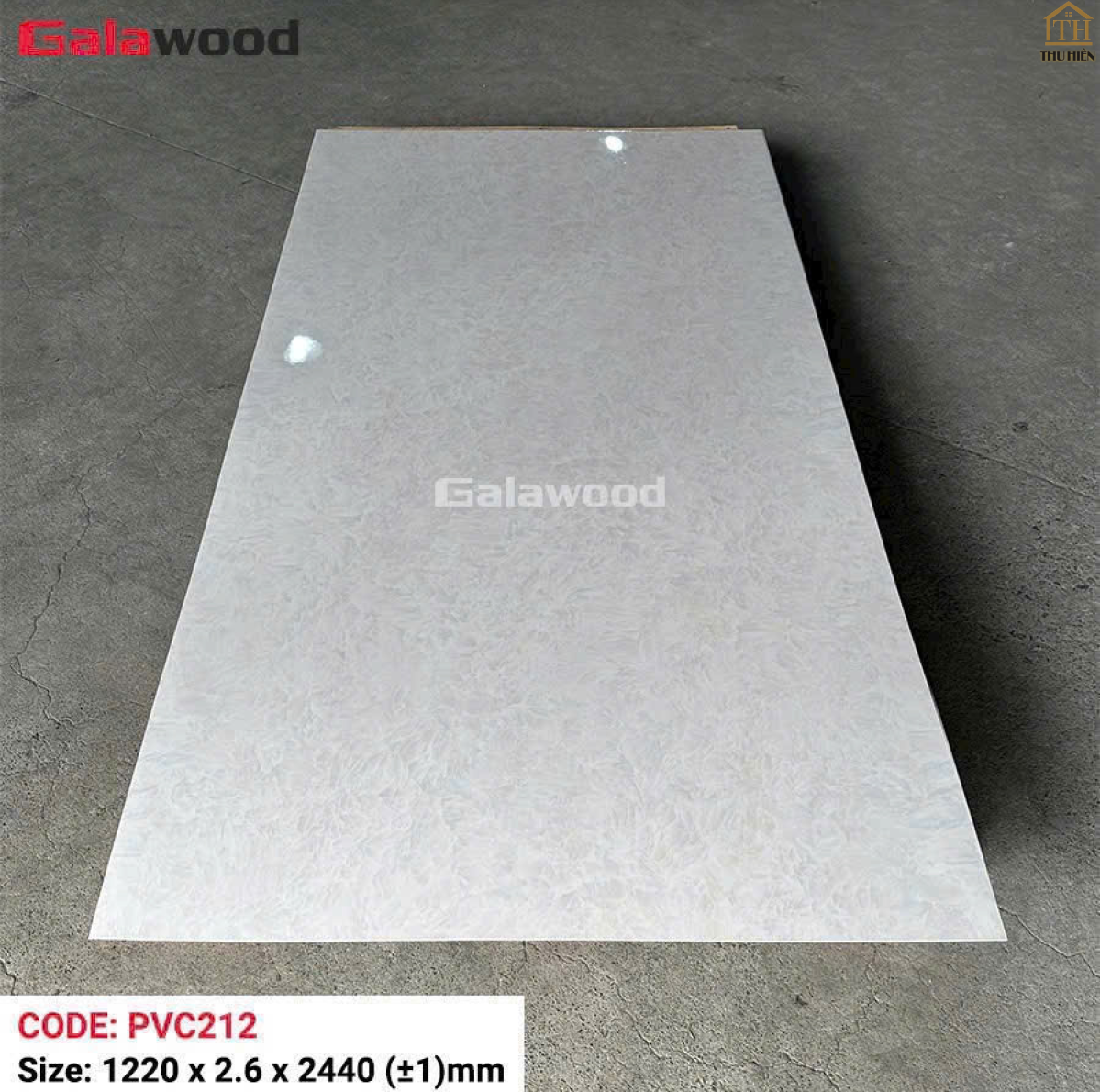 Tấm  Nhựa Ốp Tường PVC Giả Đá Galawood PVC212 Dày 2.6mm