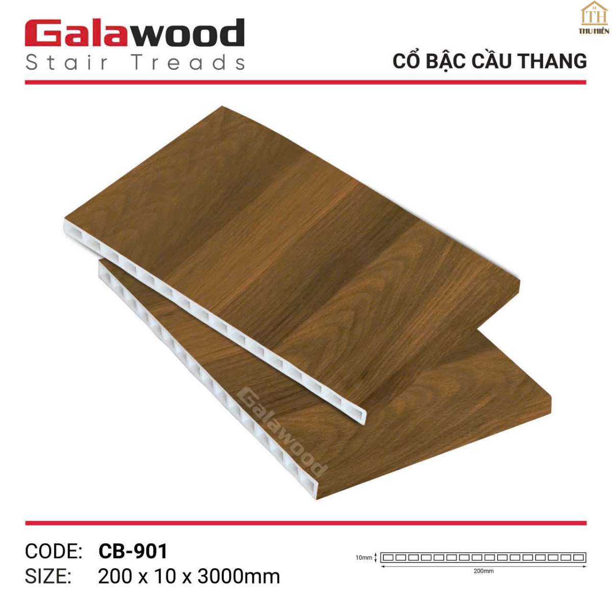 Tấm Ốp Cổ Bậc Cầu Thang GALAWOOD