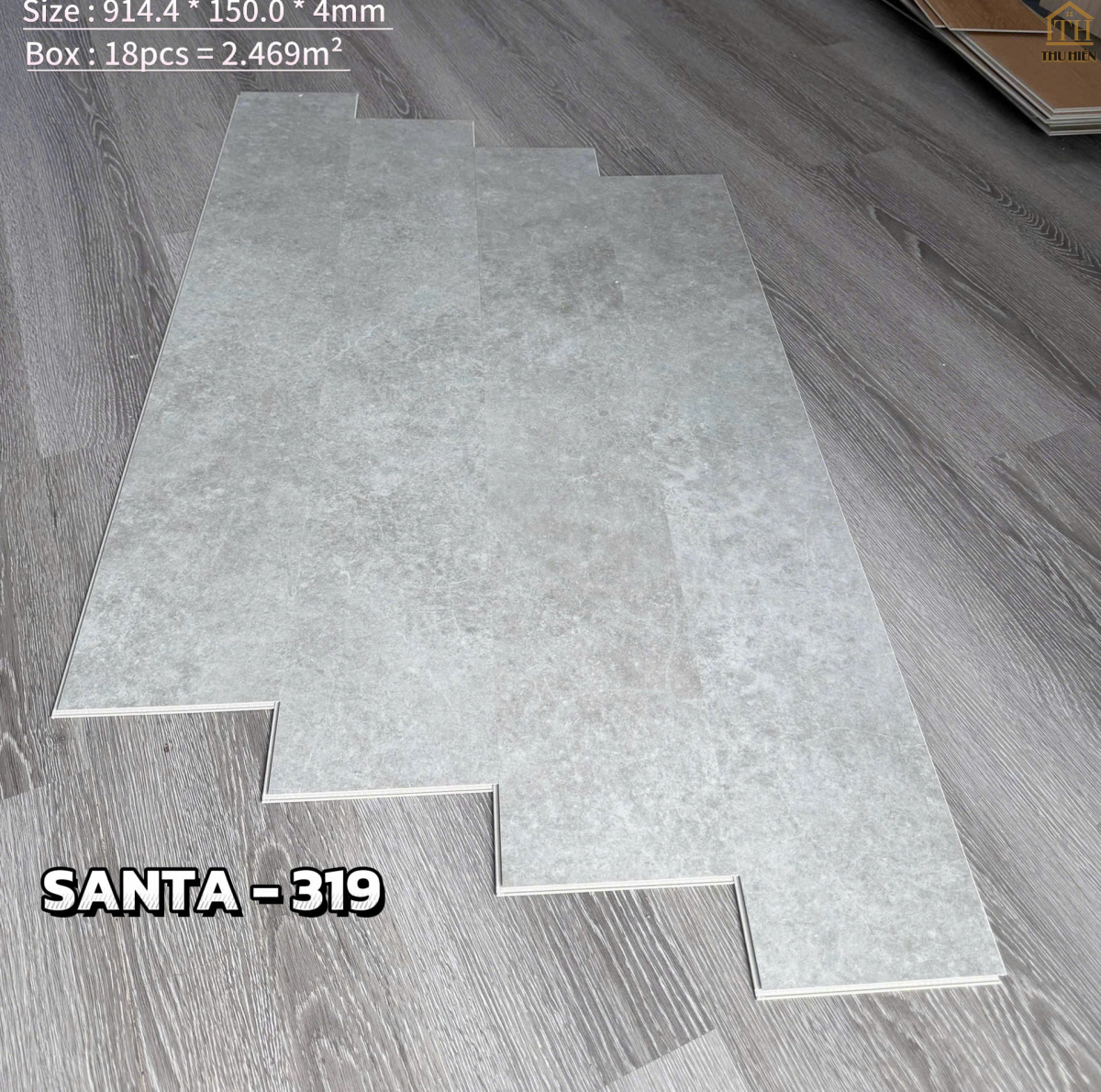 SÀN NHỰA HÈM KHOÁ 4MM SANTA
