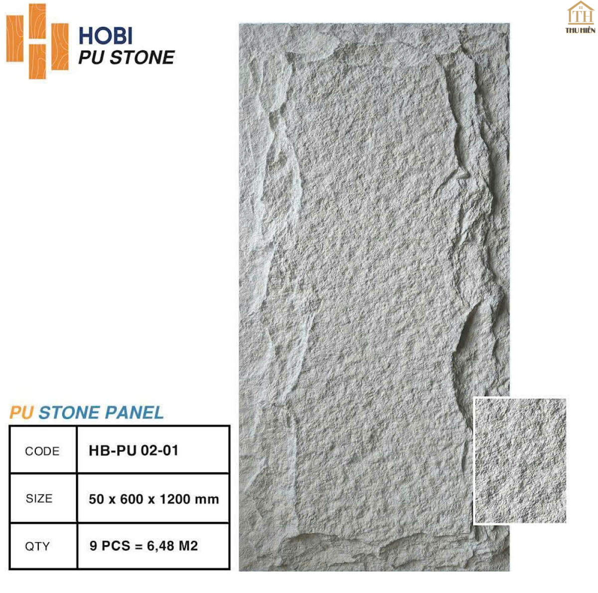  TẤM ỐP PU GIẢ ĐÁ HOBI