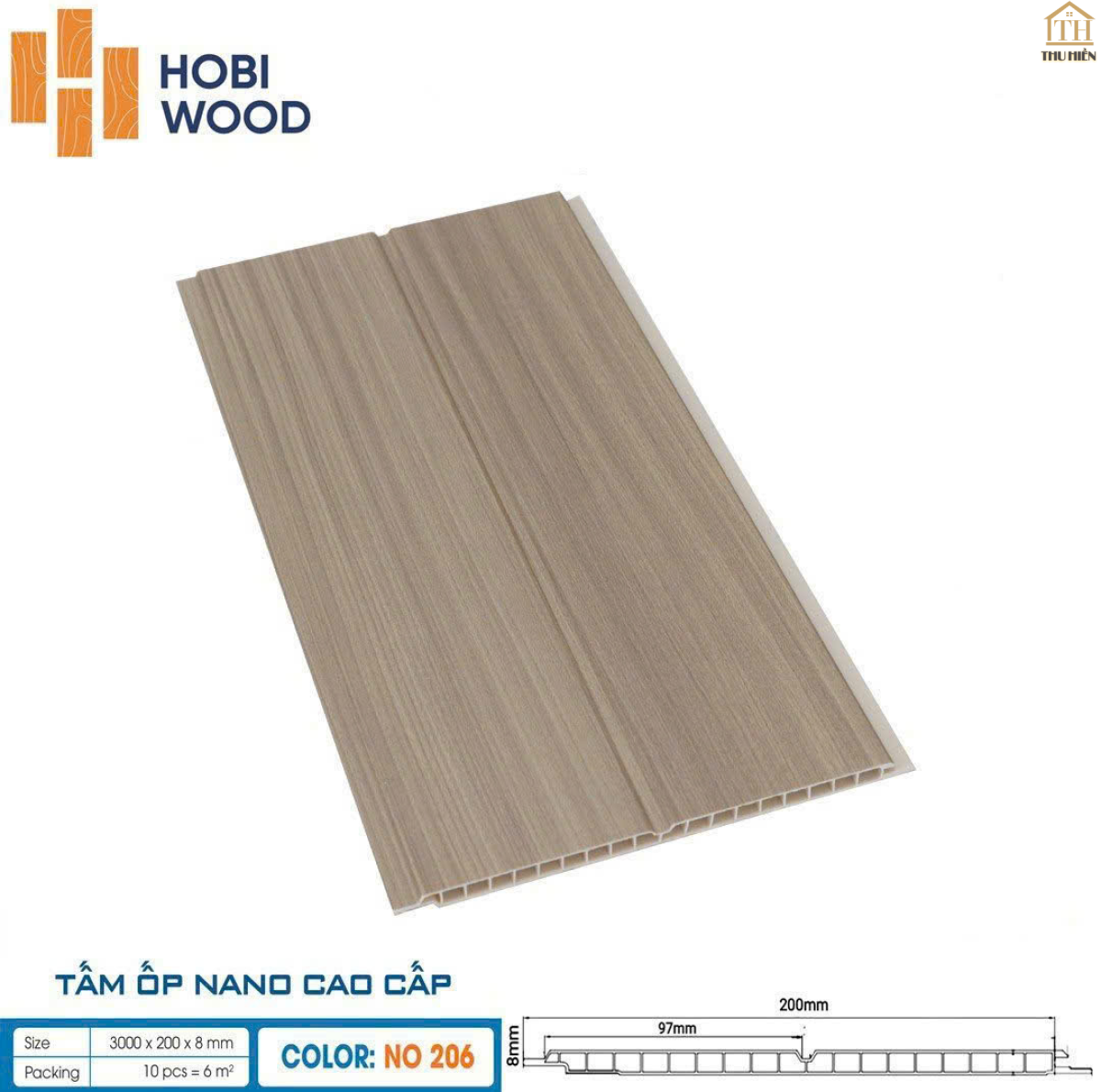 TẤM ỐP NANO HOBI WOOD - NO206