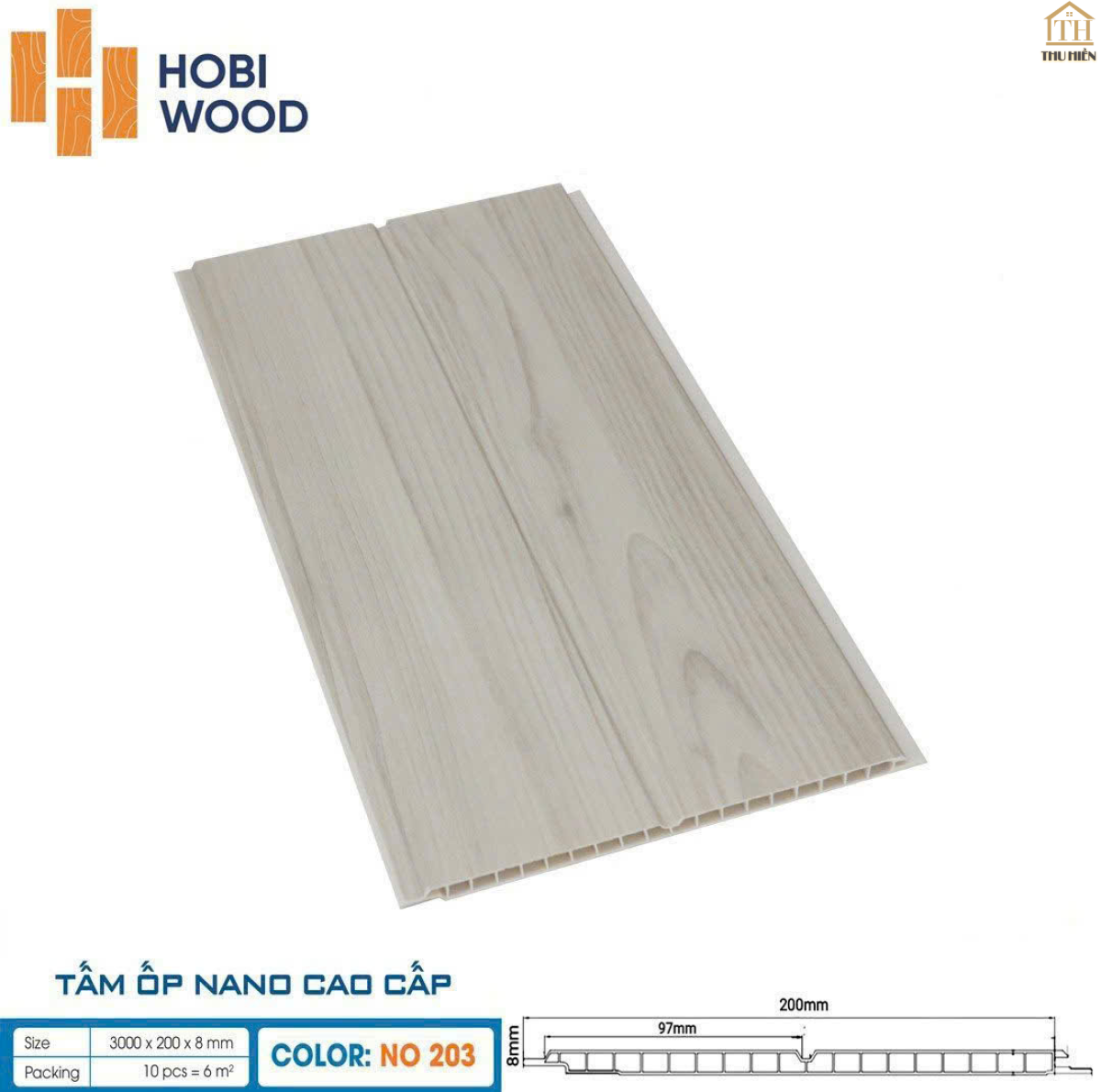 TẤM ỐP NANO HOBI WOOD - NO203