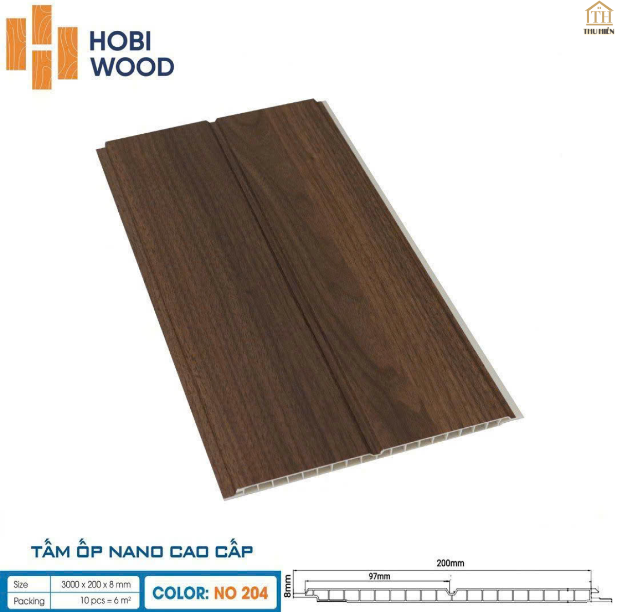 TẤM ỐP NANO HOBI WOOD - NO204
