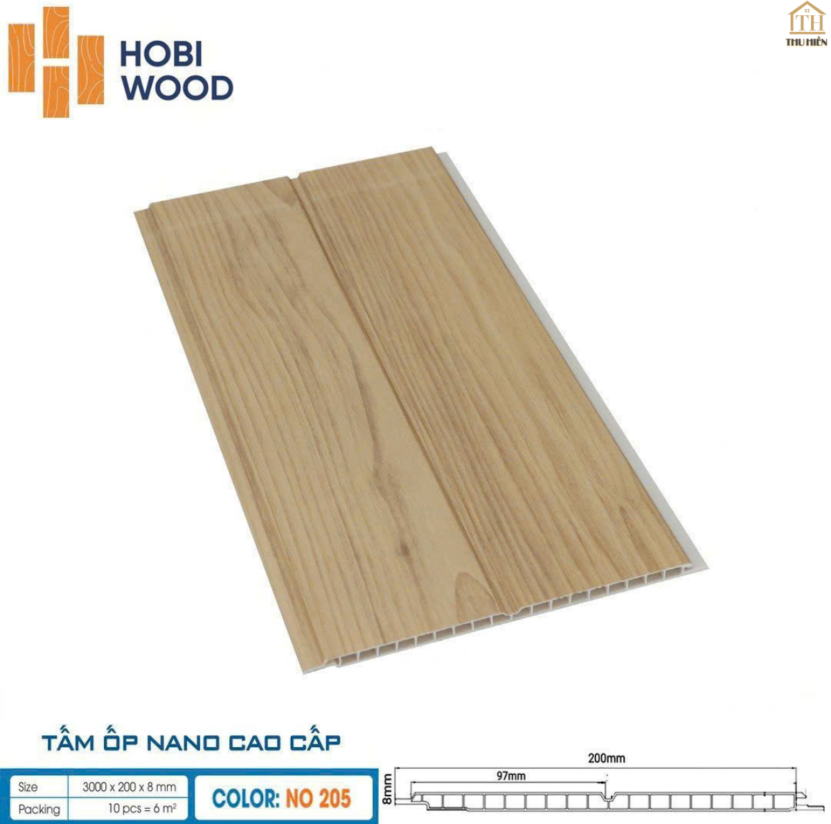 TẤM ỐP NANO HOBI WOOD - NO205