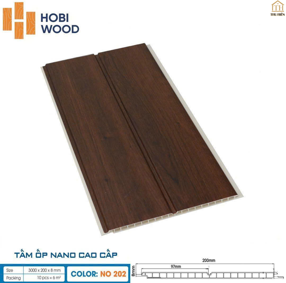TẤM ỐP NANO HOBI WOOD - NO202