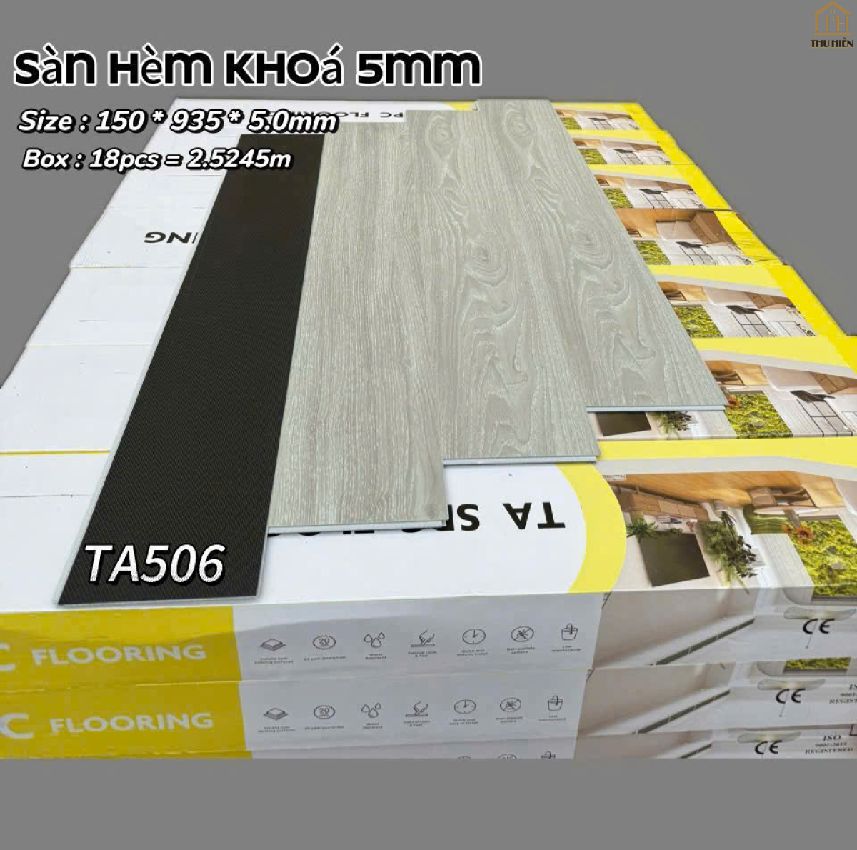 SÀN NHỰA HÈM KHOÁ TA 5MM