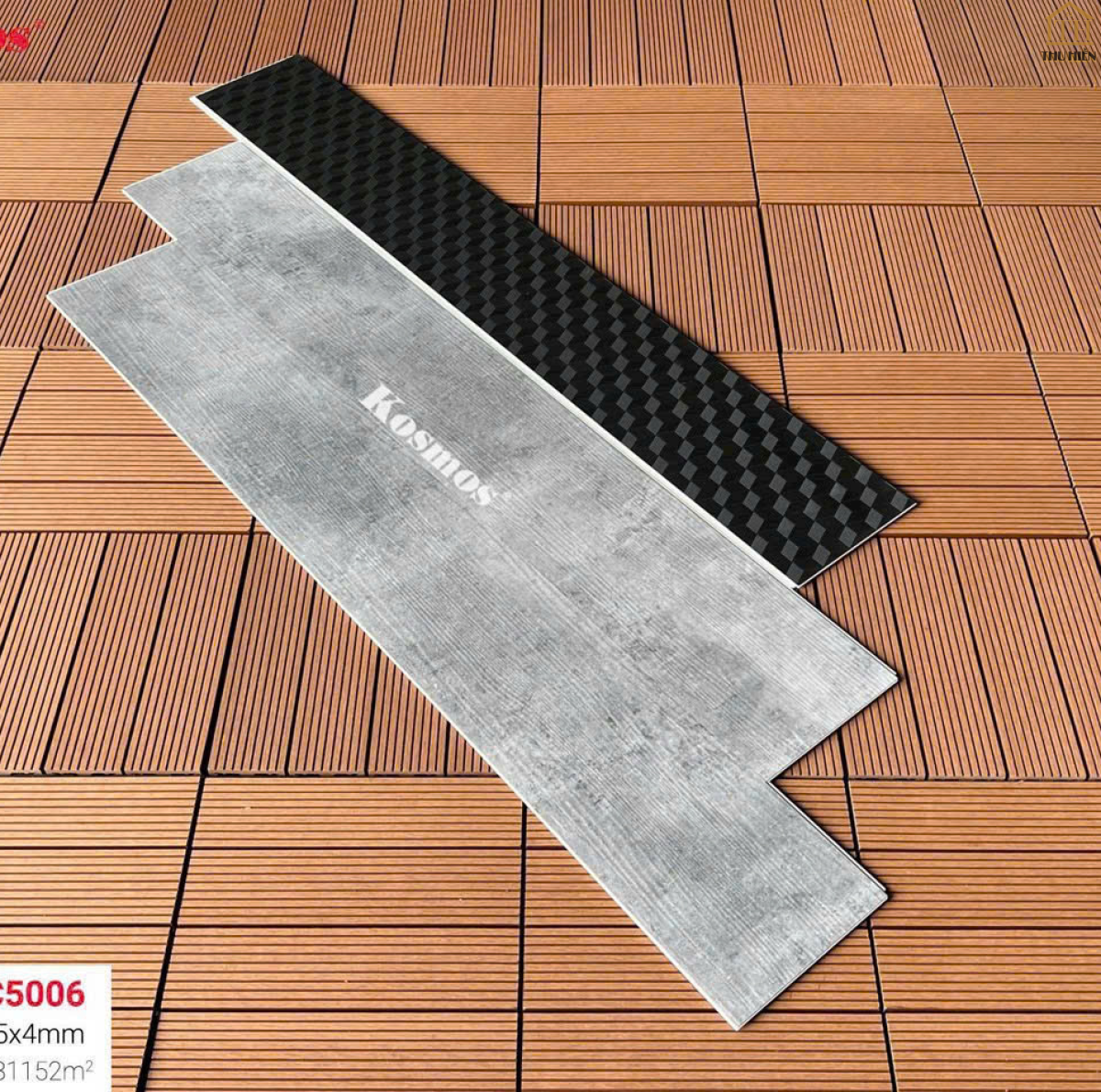 SÀN NHỰA HÈM KHOÁ 4MM KOSMOS
