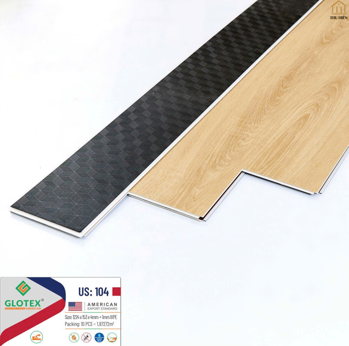 SÀN NHỰA HÈM KHOÁ GLOTEX 5MM