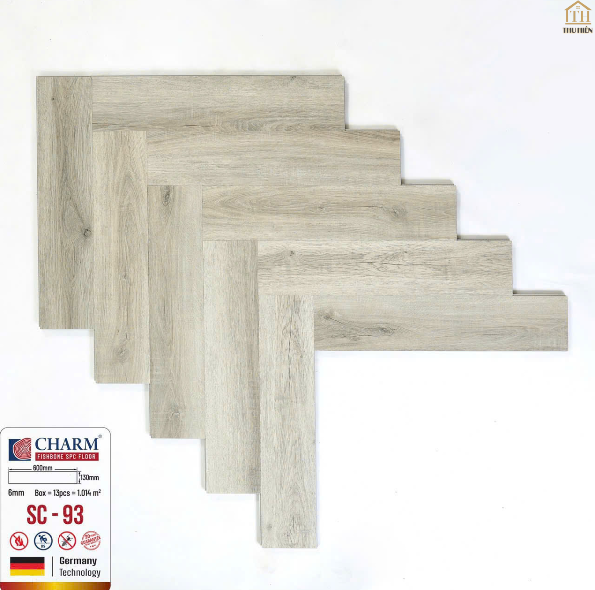 SÀN SPC CHARM WOOD 6LY – XƯƠNG CÁ 