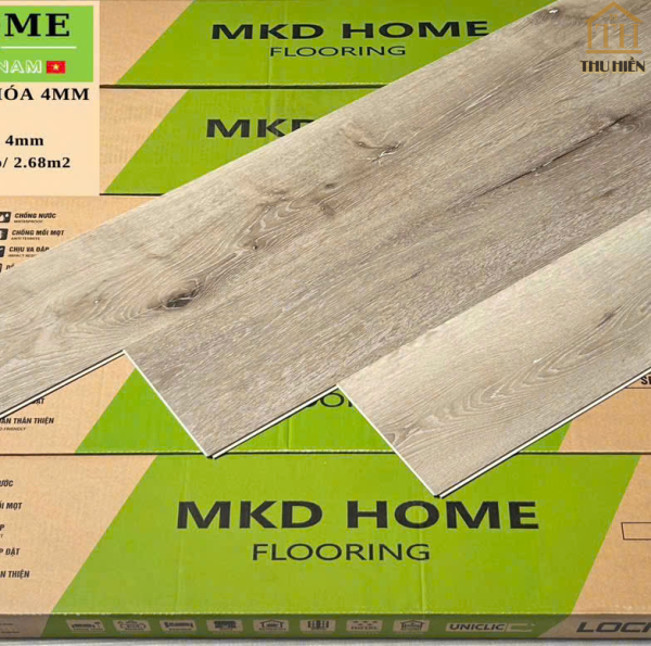 Sàn nhựa giả gỗ - sàn nhựa hèm khoá Mikado 4MM