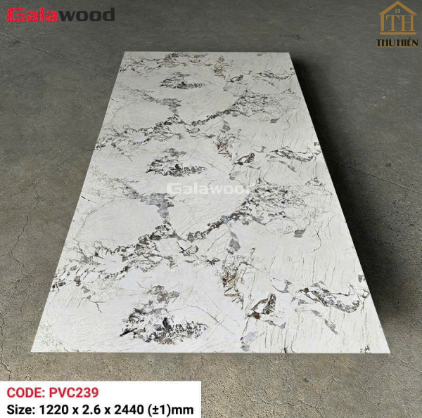 Tấm  Nhựa Ốp Tường PVC Giả Đá Galawood PVC239 Dày 2.6mm