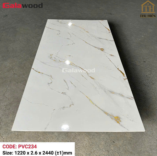 Tấm Nhựa Ốp Tường PVC Giả Đá Galawood PVC234 Dày 2.6mm