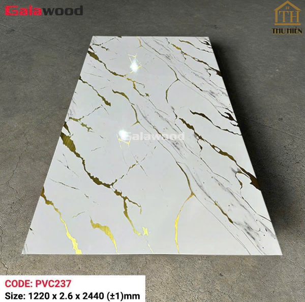 Tấm Nhựa Ốp Tường PVC Giả Đá Galawood PVC237 Dày 2.6mm