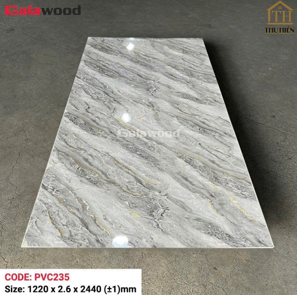 Tấm  Nhựa Ốp Tường PVC Giả Đá Galawood PVC235 Dày 2.6mm