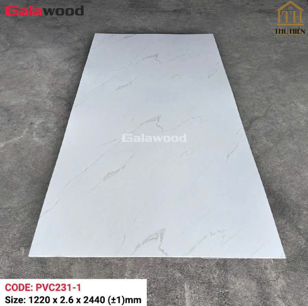 Tấm  Nhựa Ốp Tường PVC Giả Đá Galawood PVC231-1 Dày 2.6mm