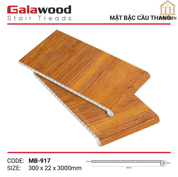 Tấm Ốp Mặt Bậc Cầu Thang GALAWOOD