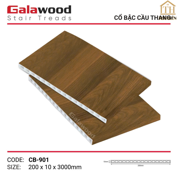 Tấm Ốp Cổ Bậc Cầu Thang GALAWOOD
