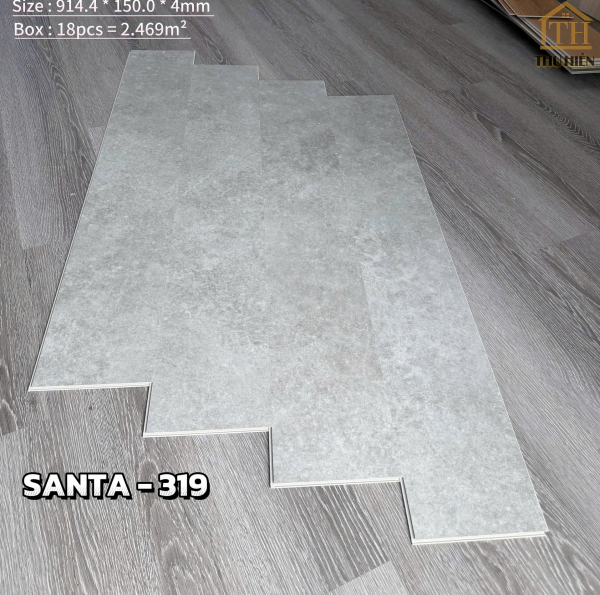 SÀN NHỰA HÈM KHOÁ 4MM SANTA