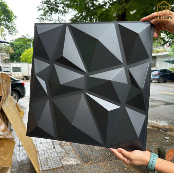 TÁM ỐP PVC 3D Màu Vàng + Đen