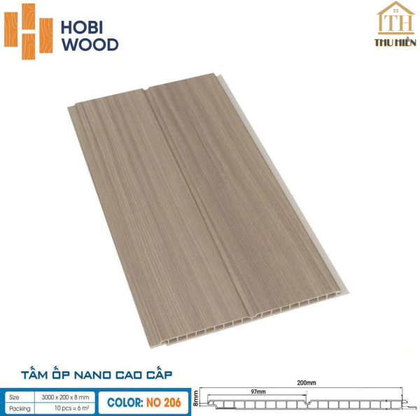TẤM ỐP NANO HOBI WOOD - NO206