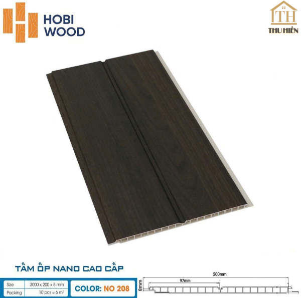 TẤM ỐP NANO HOBI WOOD - NO208