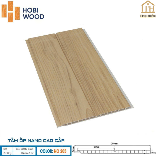 TẤM ỐP NANO HOBI WOOD - NO205