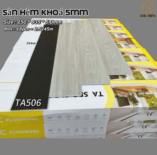 SÀN NHỰA HÈM KHOÁ TA 5MM