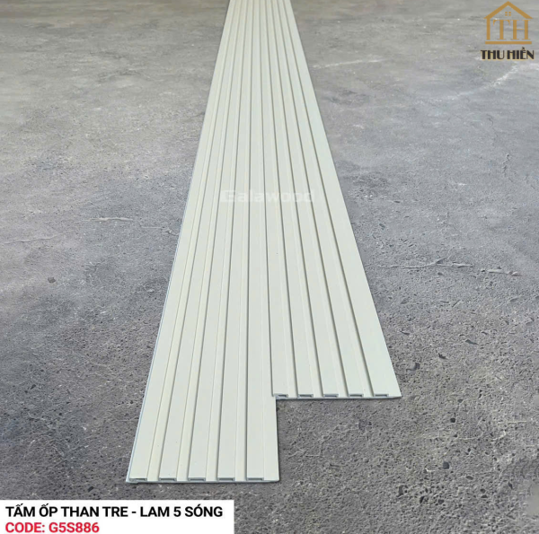  TẤM ỐP LAM 5 SÓNG THAN TRE