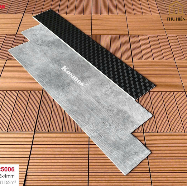 SÀN NHỰA HÈM KHOÁ 4MM KOSMOS