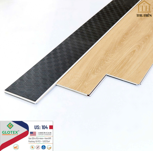 SÀN NHỰA HÈM KHOÁ GLOTEX 5MM