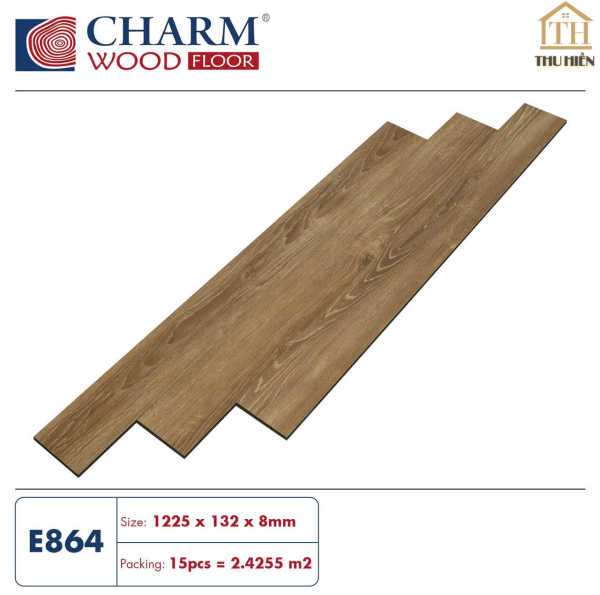 SÀN GỖ CỐT XANH CHARM WOOD 8MM