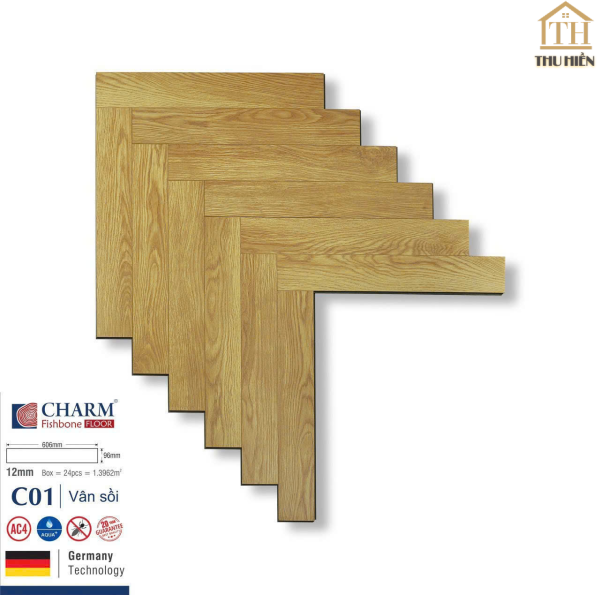 SÀN GỖ XƯƠNG CÁ CHARM FISHBONE